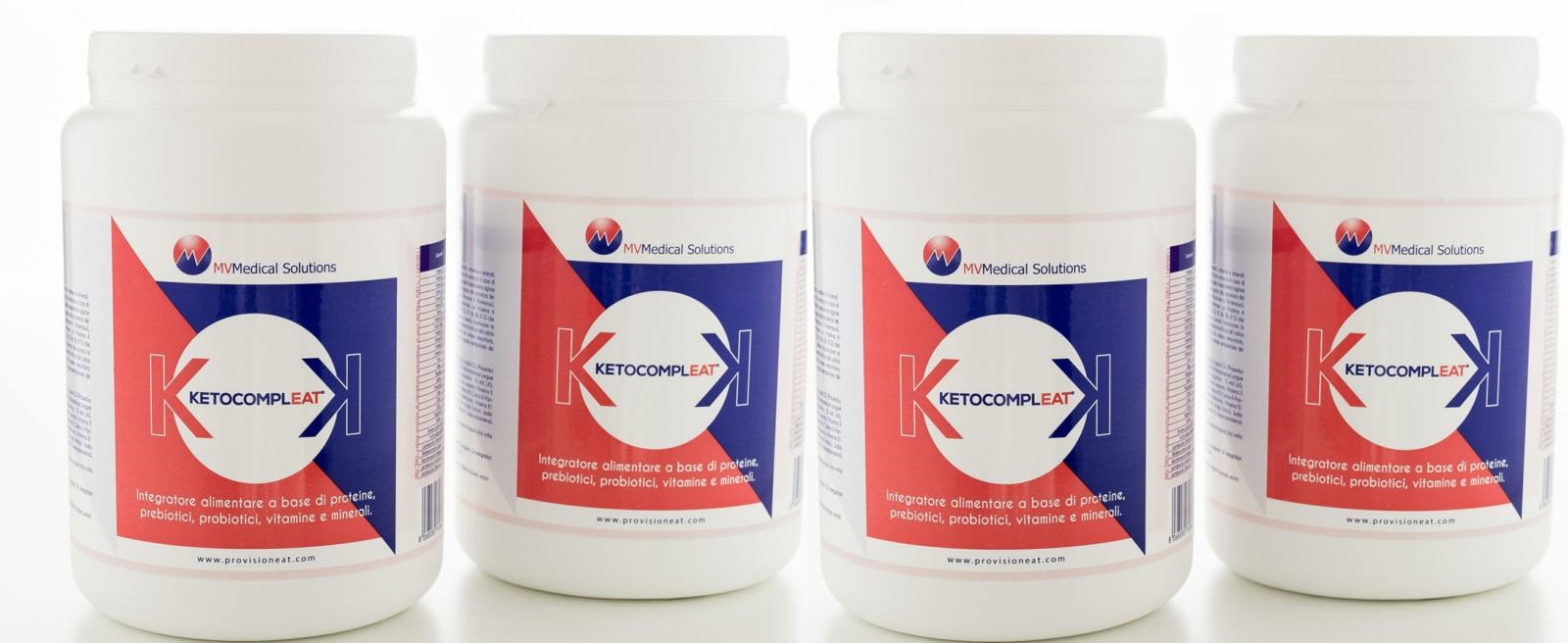 KETOCOMPLEAT® polvere solubile 4 Conf. da 500gr gusto NEUTRO