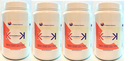 KETOCOMPLEAT® polvere solubile 4 Conf. da 500gr gusto VANIGLIA